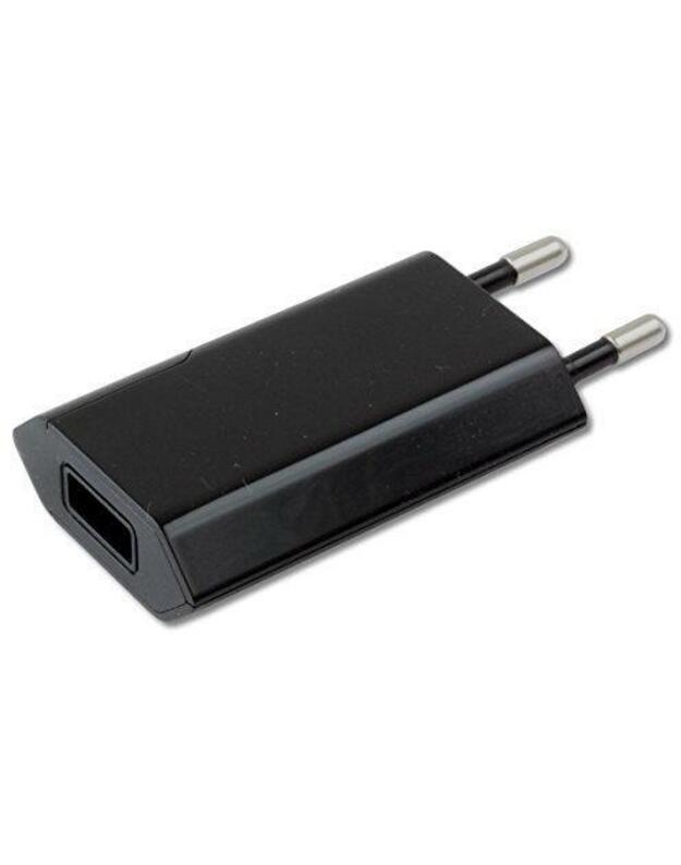 TECHLY 100051 Techly Slim USB charger 230V -> 5V/1A juodas