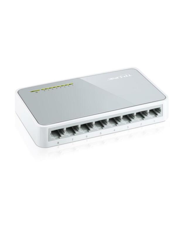 Wi-Fi šakotuvas TP-LINK TL-SF1008D 8port 10/100M Switch