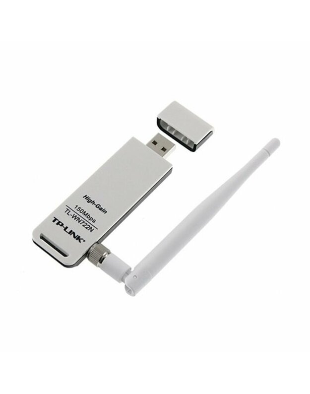 Wi-Fi adapteris TP-LINK TL-WN722N Wi-Fi dongle USB 2.0 150 Mbps