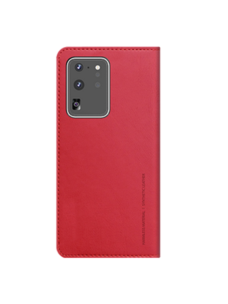 Dėklas Araree Mustang Diary Samsung G988 S20 Ultra raudonas