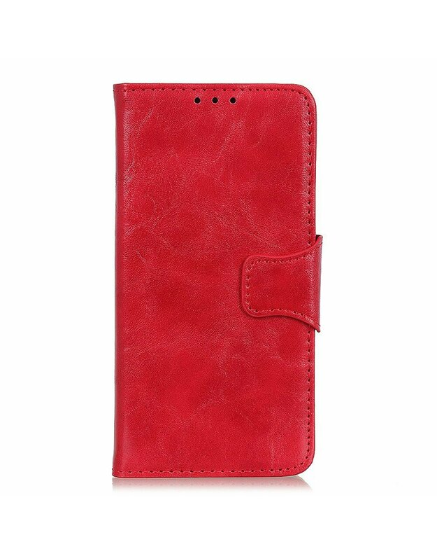 Piniginės odinis dėklas, skirtas Xiaomi Poco X3 Pro / Xiaomi Poco X3 NFC, raudonas