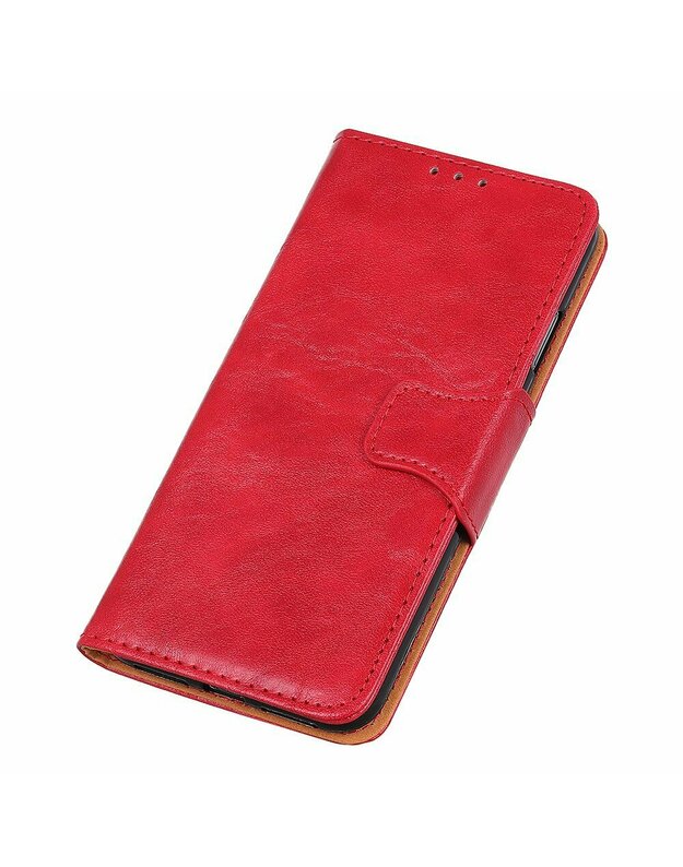 Piniginės odinis dėklas, skirtas Xiaomi Redmi 9C – raudonas