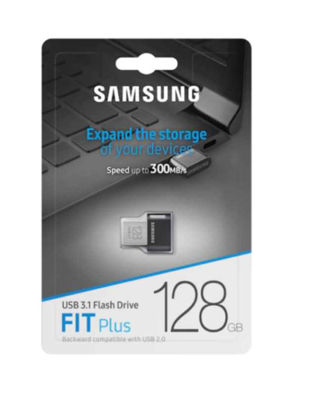 „Samsung FIT Plus“ USB atmintinė MUF-128AB / EU USB 3.2 Gen 2 (USB 3.1)
