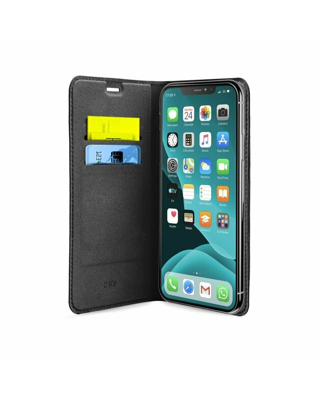 SBS TEBKLITEIP5819K mobiliojo telefono dėklas 14,7 cm (5.8") Piniginės tipo Juoda
