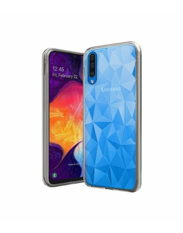 Skaidrus dėklas Samsung Galaxy A50 telefonui "Diamond Case"