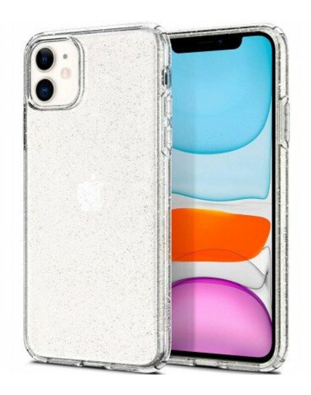 Skaidrus dėklas Apple iPhone 11 telefonui "Spigen Liquid Crystal"