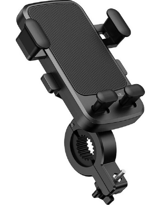 Borofone BH34 Dove universalus laikiklis, tinka dviračiams / motociklams / vežimėliams / pirkinių vežimėliams, 4,5–7 colių mobiliesiems telefonams, juodas | BH34