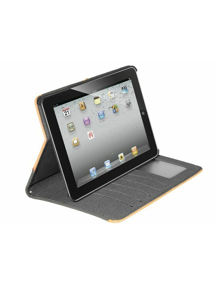 Tracer 9,7" iPad 2/3/4 dėklas, trijų spalvų - oranžinis, su kišenėmis (KTM43871)