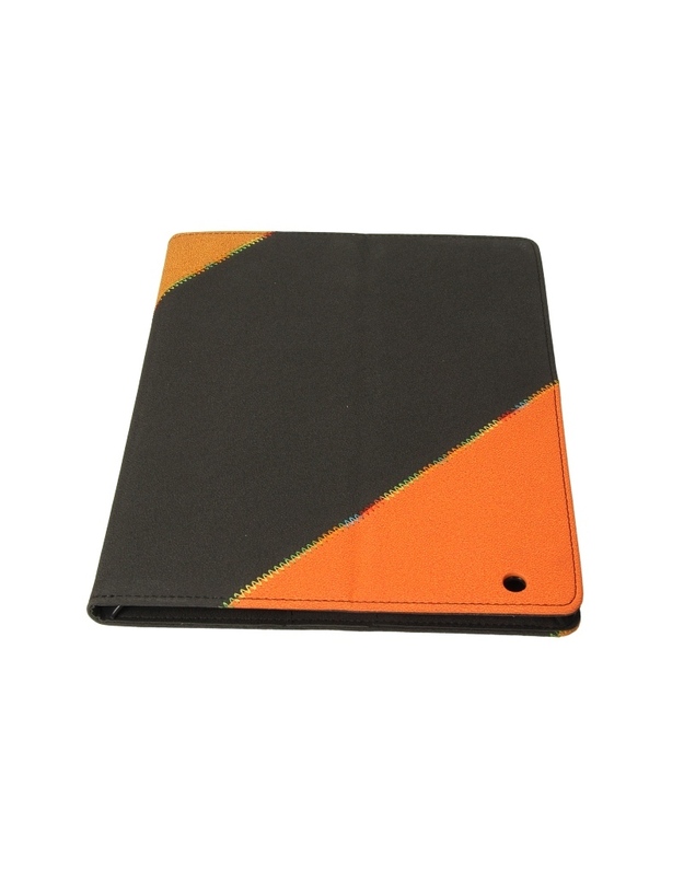 Tracer 9,7" iPad 2/3/4 dėklas, trijų spalvų - oranžinis, su kišenėmis (KTM43871)