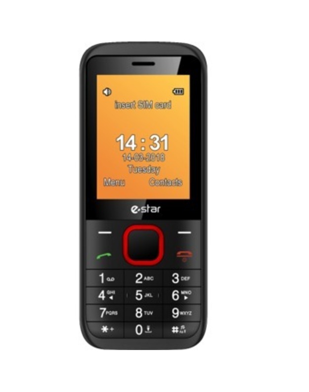Telefonas eSTAR X24, Dual Sim, Red