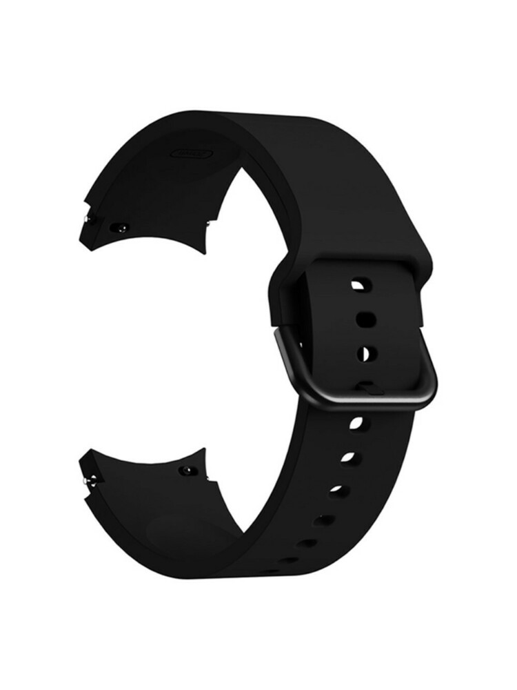 silikoninis dirželis, skirtas Galaxy Watch 4/4 Classic, juodas 20 mm 