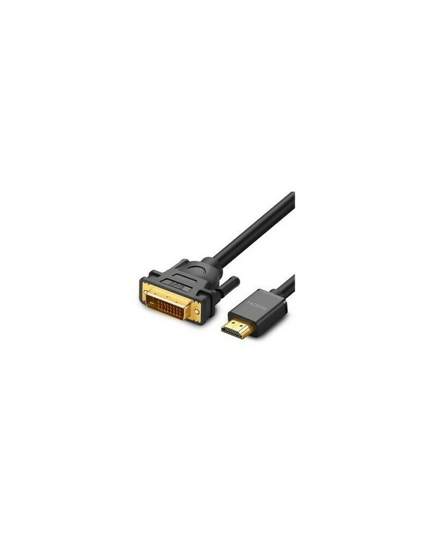 HDMI - DVI UGREEN HD106 kabelis 2 m (juodas)