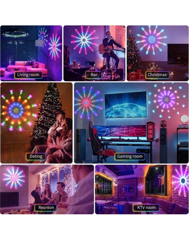 LED dekoracija „Fejerverkas”