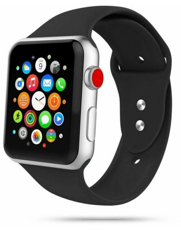 Dirželis TECH-PROTECT ICONBAND APPLE WATCH 1/2/3/4/5/6 (42/44MM) JUODAS