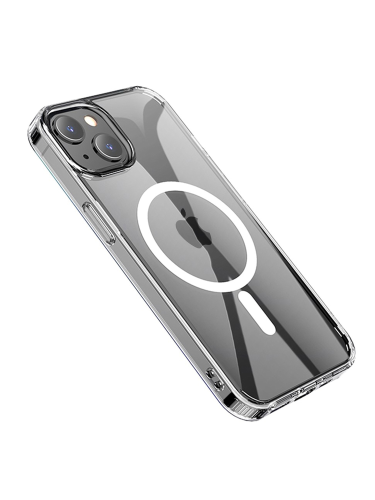 HOCO dėklas iPhone 13, Magnetic MagSafe, Skaidrus