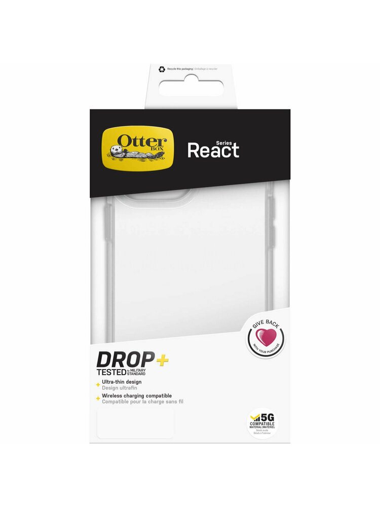 OTTERBOX dėklas skirtas iPhone 13 Pro Max, React, Clear