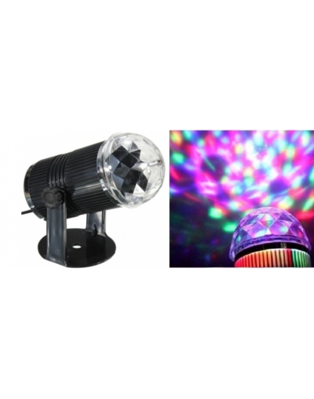 Spalvotas Projektorius LED RGB DISCO