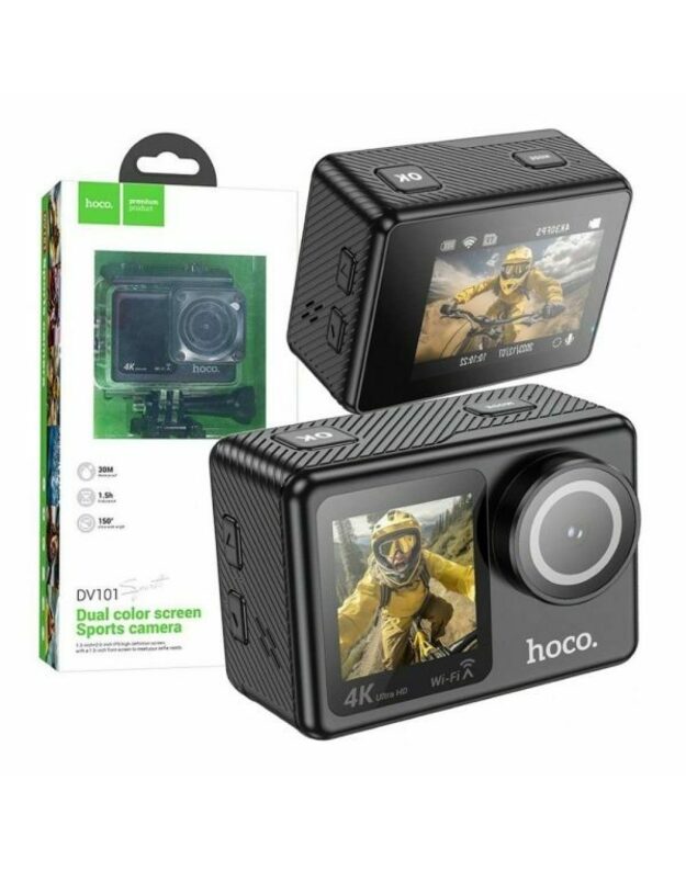 Veiksmo ir laisvalaikio kamera Hoco DV102 IPS 4K