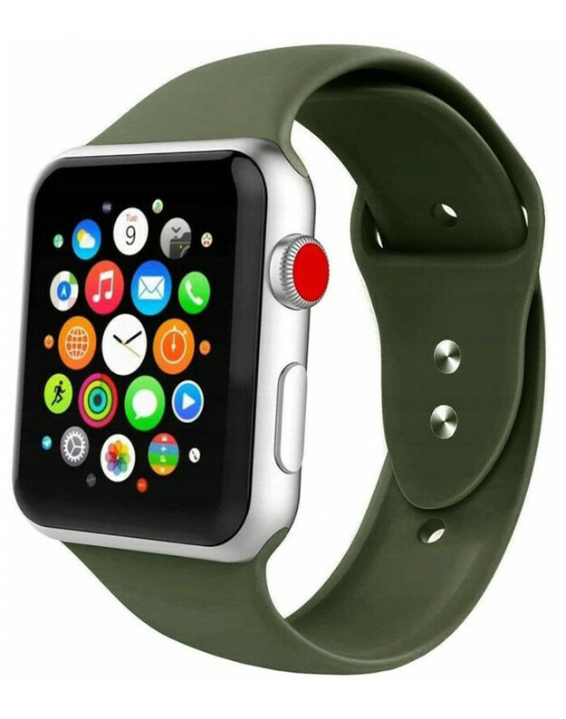 Žalia apyrankė Apple Watch 4 / 5 / 6 / 7 / SE (42 / 44 / 45 mm) laikrodžiui "Tech-Protect Iconband"