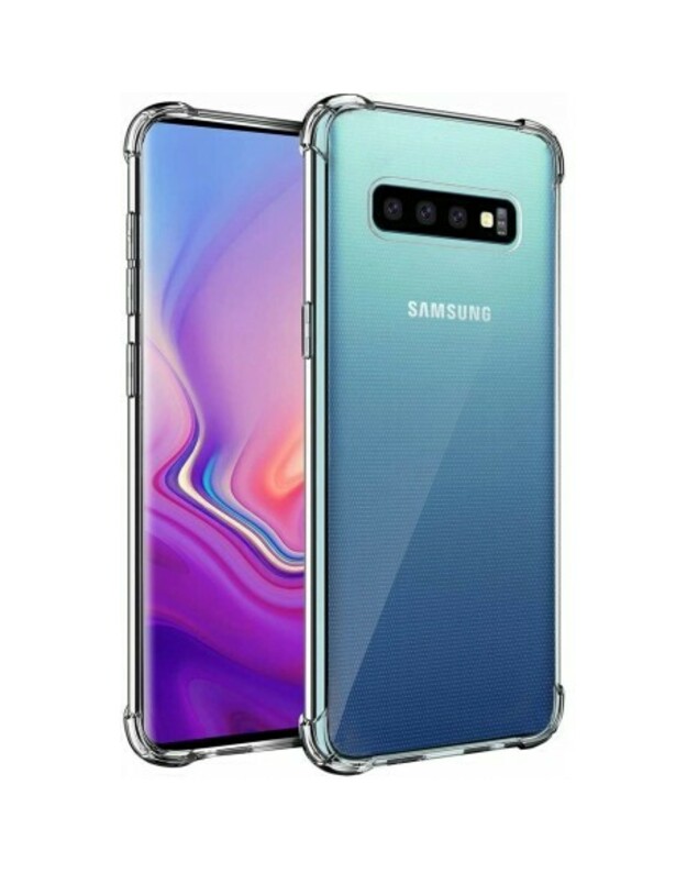 Silikoninis TPU dėklas su sustiprintais kampais - Samsung S10+