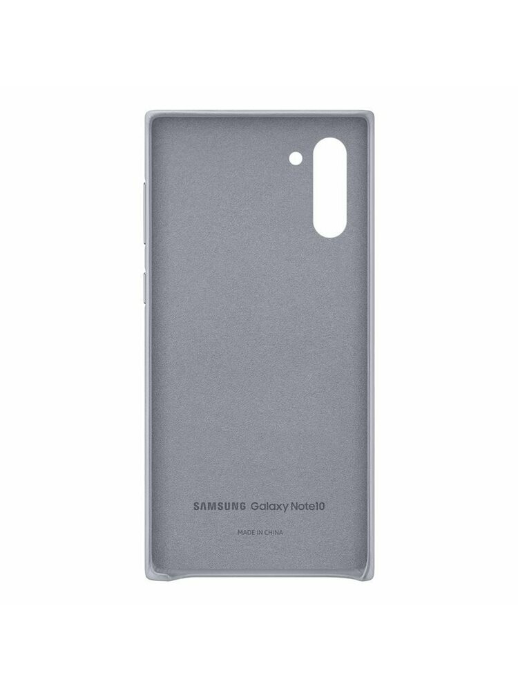 Telefono dėklas Samsung "Leather Cover Galaxy Note 10 (EF-VN970LJE)" Gray