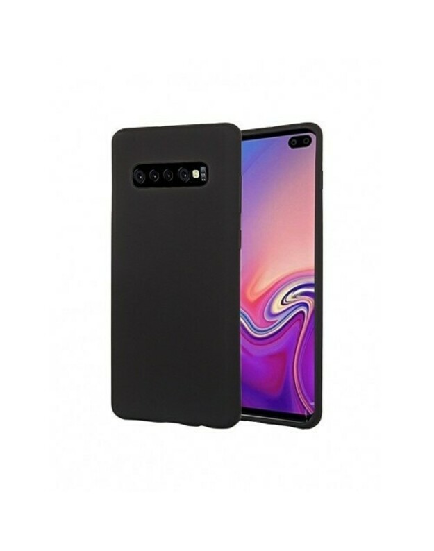 Dėklas Samsung Galaxy S10 Plus SM-G975F telefonui "Mercury Soft Feeling" juodas