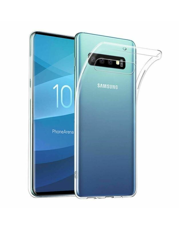 Skaidrus silikoninis dėklas Samsung Galaxy G975 S10 Plus "High Clear" 1.0mm