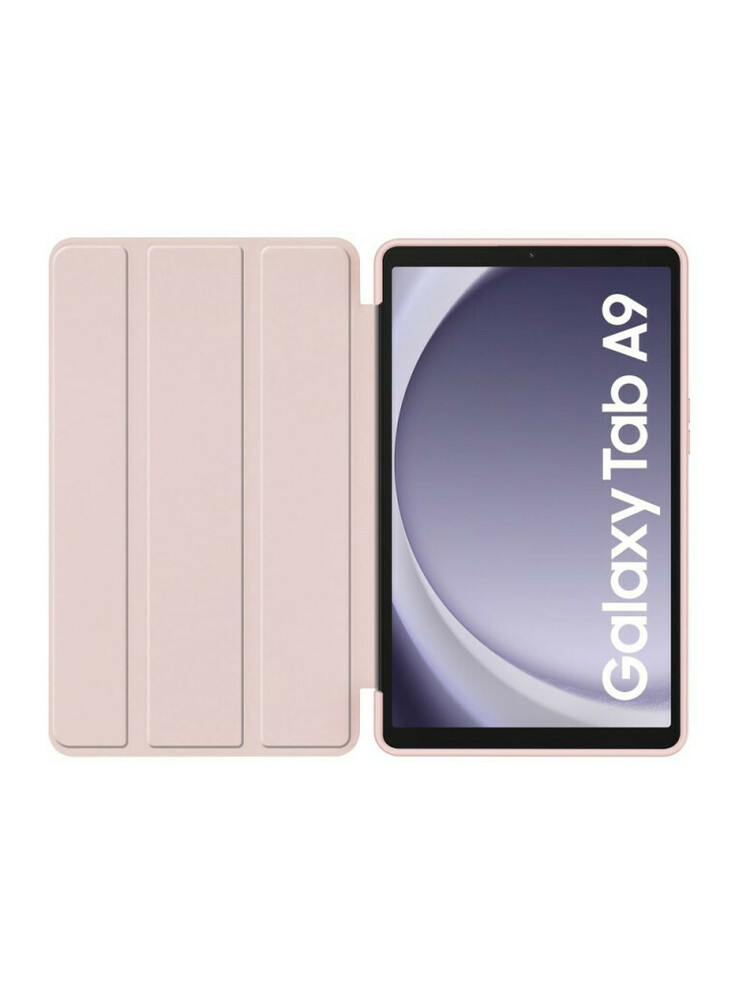 Tech-Protect SmartCase dėklas, skirtas Samsung Galaxy Tab A9 8.7 X110 / X115 - rožinis marmuras