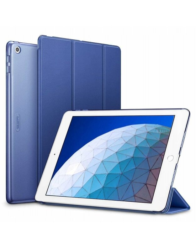 Apsauginis dėklo dangtelis, skirtas „Apple iPad Air 2019“ tamsiai mėlynas