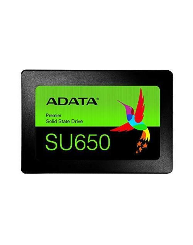 ADATA Ultimate SU650 ASU650SS-240GT-R 240 GB, SSD form factor 2.5”, SSD sąsaja SATA, Rašymo greitis 450 MB/s, Skaitymo greitis 520 MB/s  