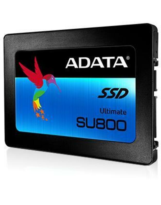 ADATA Ultimate SU800 256 GB, SSD form factor 2.5", SSD sąsaja SATA, Skaitymo greitis 560 MB/s, Rašymo greitis 520 MB/s  