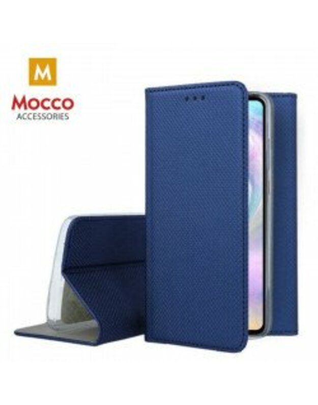 Dėklas telefonui Mocco Smart Look Magnet Book Case With Window For Xiaomi Redmi Note 3 Blue