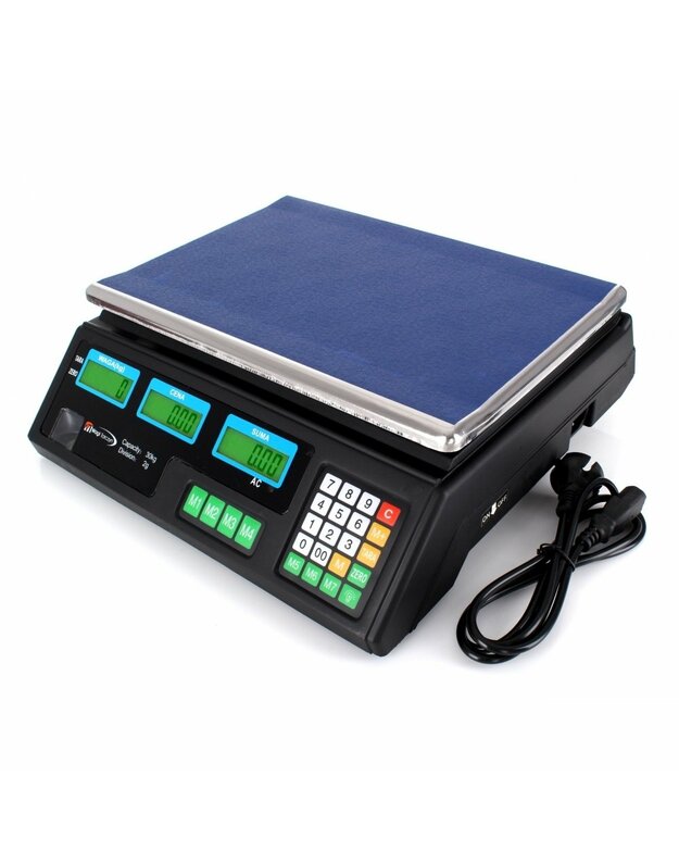 ELEKTRONINĖS SVARSTYKLĖS 30kg