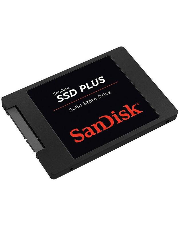 SANDISK SSD PLUS 120GB SSD, 2.5” 7mm, SATA 6Gb/s, Read/Write: 530 / 310 MB/s
