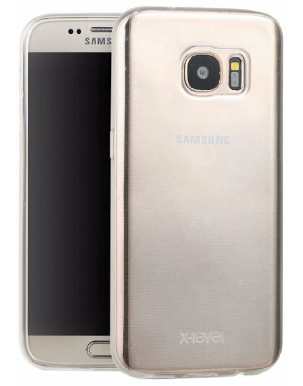 „X-Level“ neslystantis galinis dėklas, skirtas „Samsung Galaxy J3 J330F Transparent“
