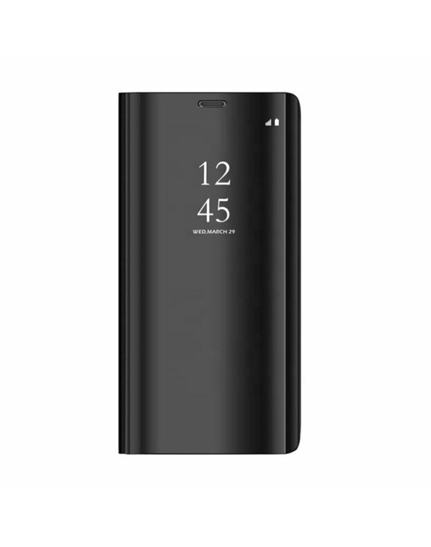 „Smart Clear View“ dėklas, skirtas „Xiaomi Redmi Note 9S / 9 pro“ juodas