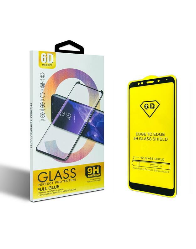 GLASS 6D FULL CLUE REALME 7 juoda