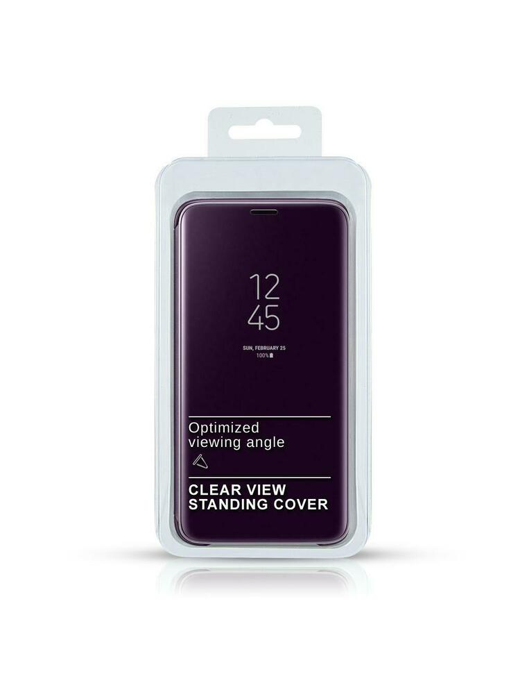 CLEAR VIEW COVER SAM S20 FE violetinė