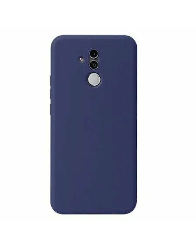 Matinis TPU apsauginis dangtelis, skirtas „Huawei Mate 20 Lite“, minkštas silikonas, tamsiai mėlyna