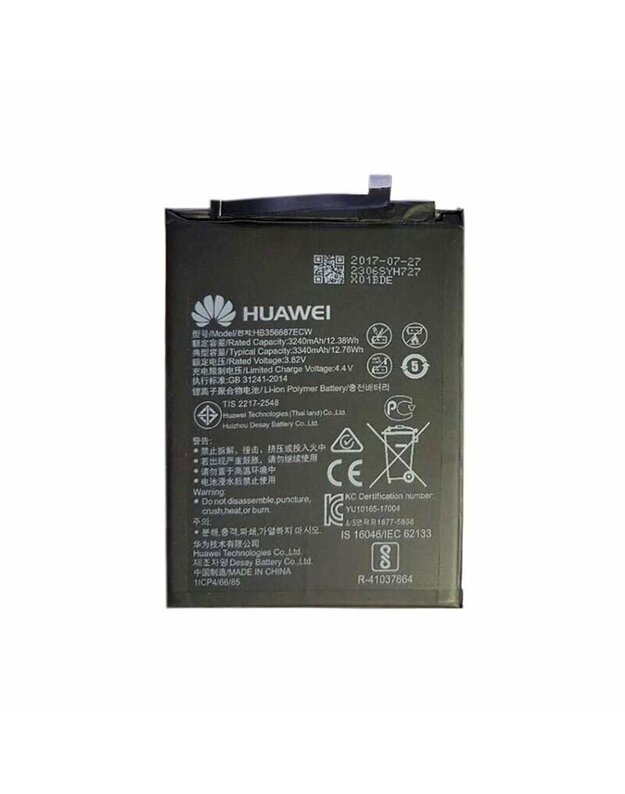 HUAWEI AKUMULIATORIUS HB356687ECW - P30 LITE, MATE 10 LITE, NOVA 2 PLUS, HONOR 7X, NOVA 3I