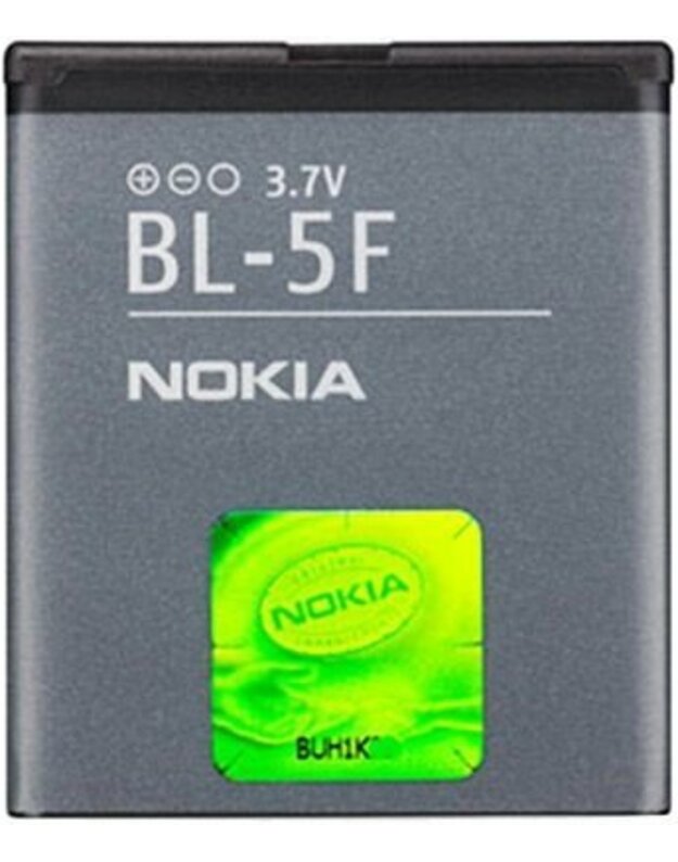 Akumuliatorius telefonui Nokia BL-5F skirtas N95 N96 Li-Ion 950mAh
