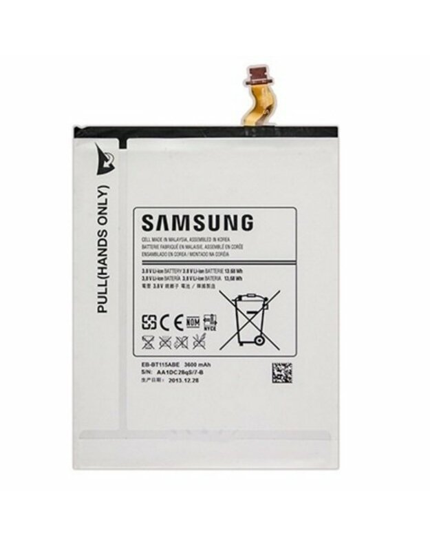  Samsung Galaxy Tab 3 Lite 7.0 3G SM-T111 T111 T110 T115 EB-BT115ABC EB-BT111ABE 3600mAh akumuliatorius,