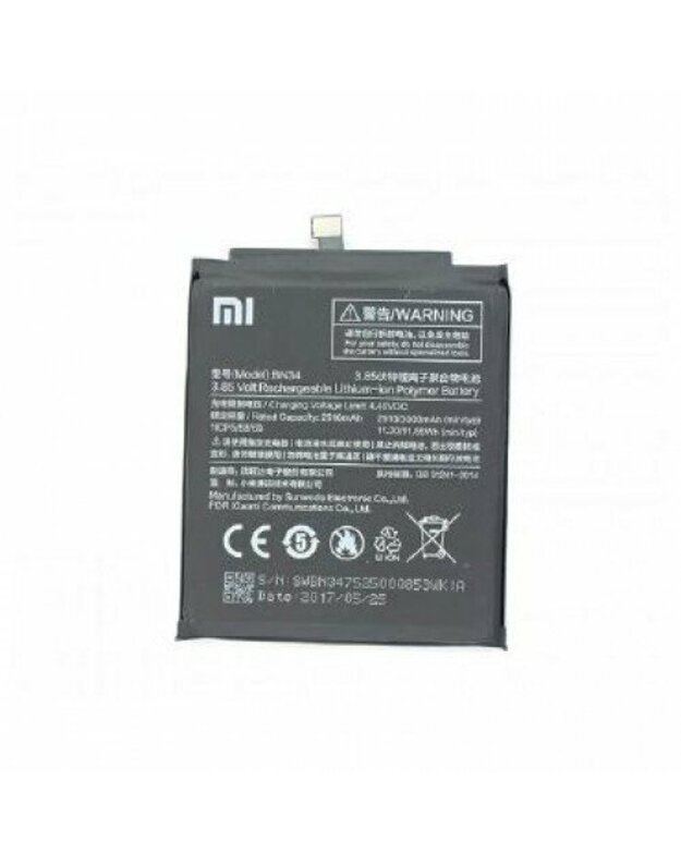 Xiaomi Redmi 5A (BN34) baterija / akumuliatorius (2910mAh)