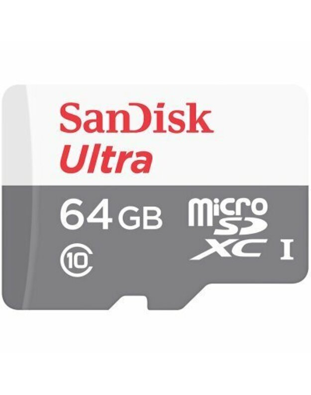 „SanDisk Ultra Light“ microSDHC 64GB 100MB / s 10 klasė