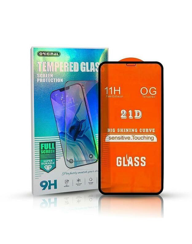 Apsauginis stikliukas  REALME X50 5G juoda 21D