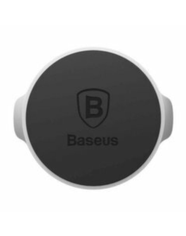 Baseus Small Ears SUER-C0S, magnetinis telefono laikiklis, sidabrinis