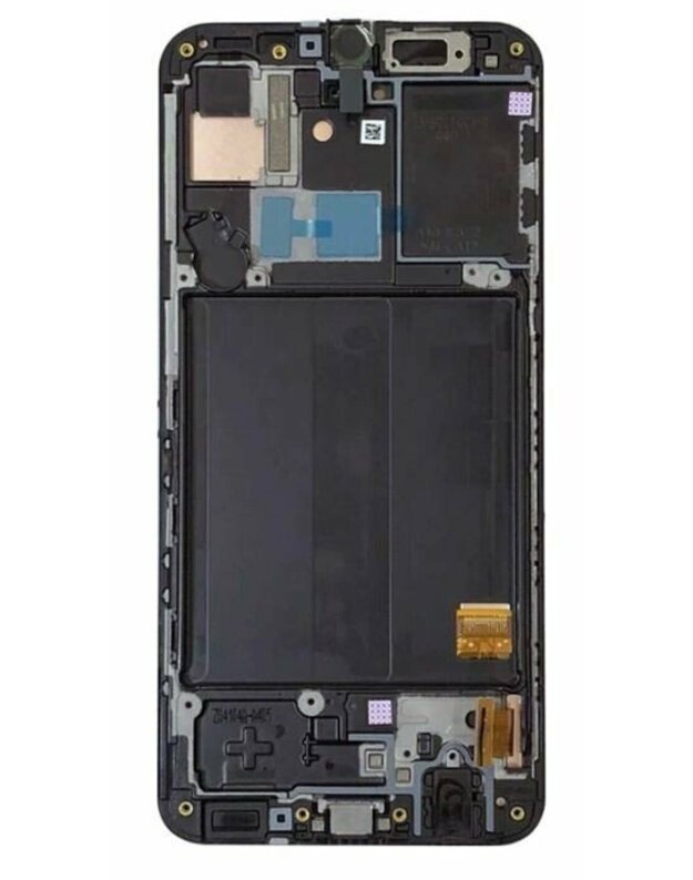 Ekranas Samsung A405 A40 2019 su lietimui jautriu stikliuku juodas originalus (service pack)