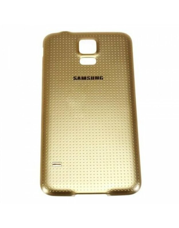 Galinis dangtelis Samsung G900F S5 auksinis HQ	