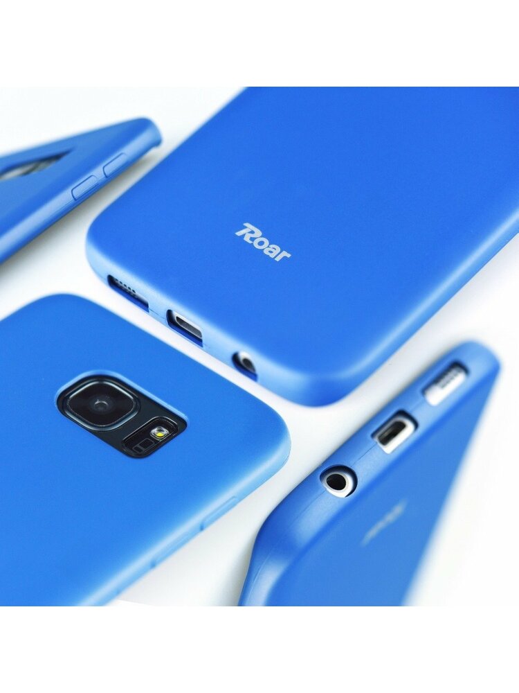 Roar spalvingas želė dėklas - „Iphone 12 Mini Navy“
