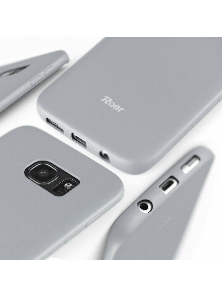 Roar spalvingas želė dėklas - „Iphone 12 Pro Max Grey“